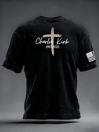 Men's Freedom Is Not Free R.I.P Charlie Kirk Short Sleeve T-shirt