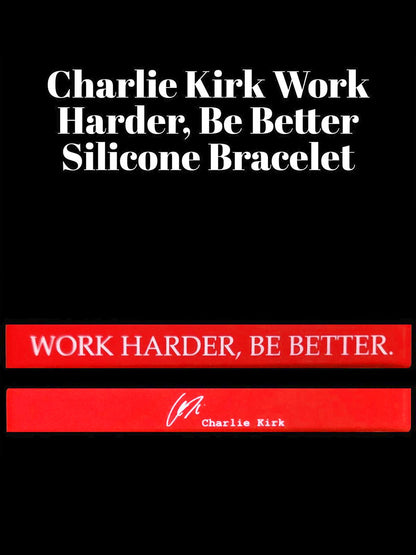 Work Harder Be Better Memorial  Bracelet