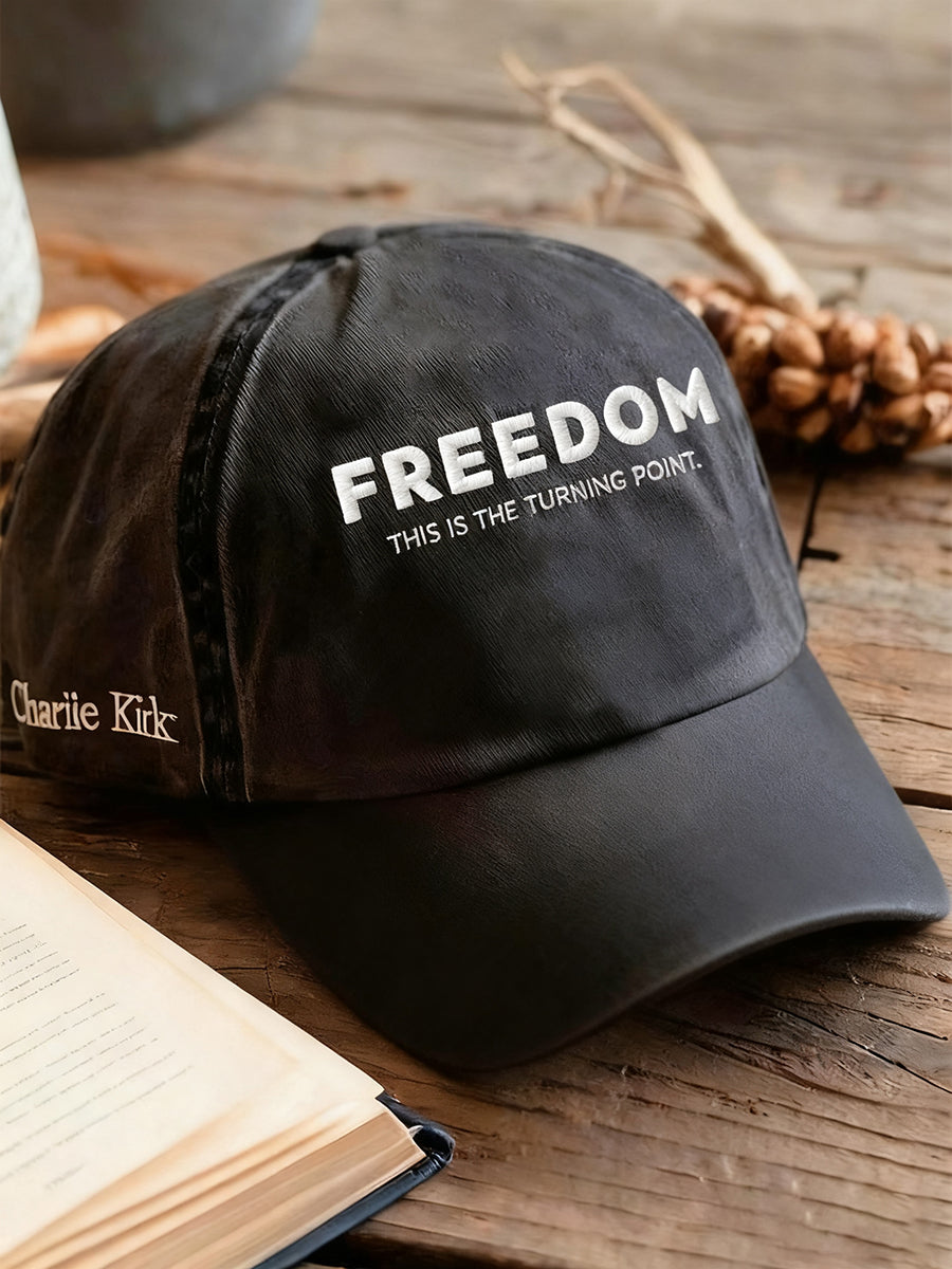 Unisex Freedom Is Not Free R.I.P Charlie Kirk Print Hat