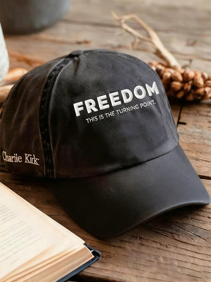 Unisex Freedom Is Not Free R.I.P Charlie Kirk Print Hat