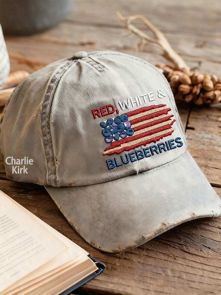 Unisex 'Red White & Blueberries' hat