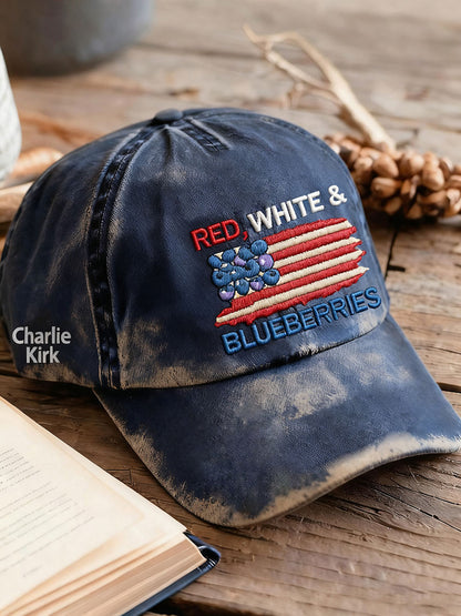 Unisex 'Red White & Blueberries' hat