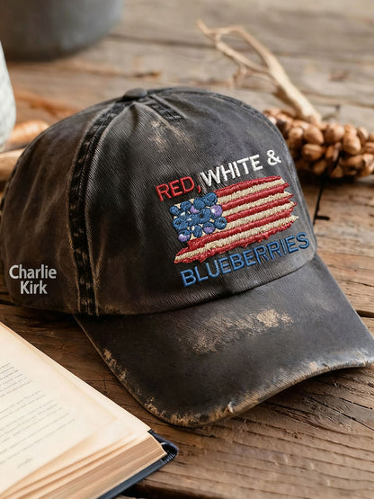 Unisex 'Red White & Blueberries' hat