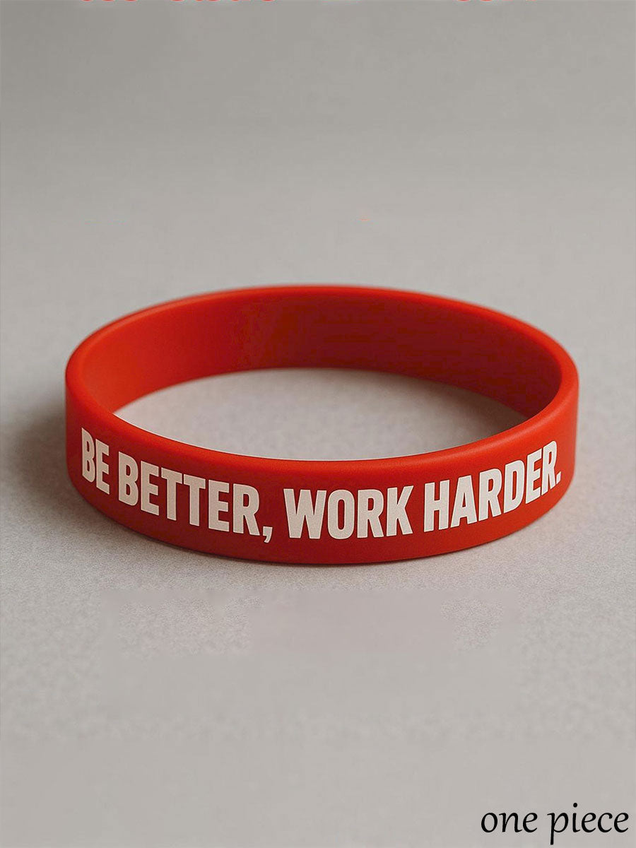 Work Harder Be Better Memorial  Bracelet
