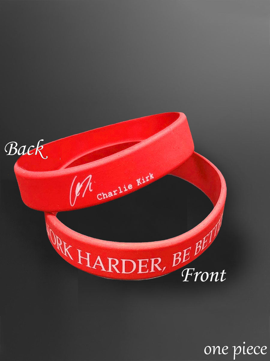 Work Harder Be Better Memorial  Bracelet