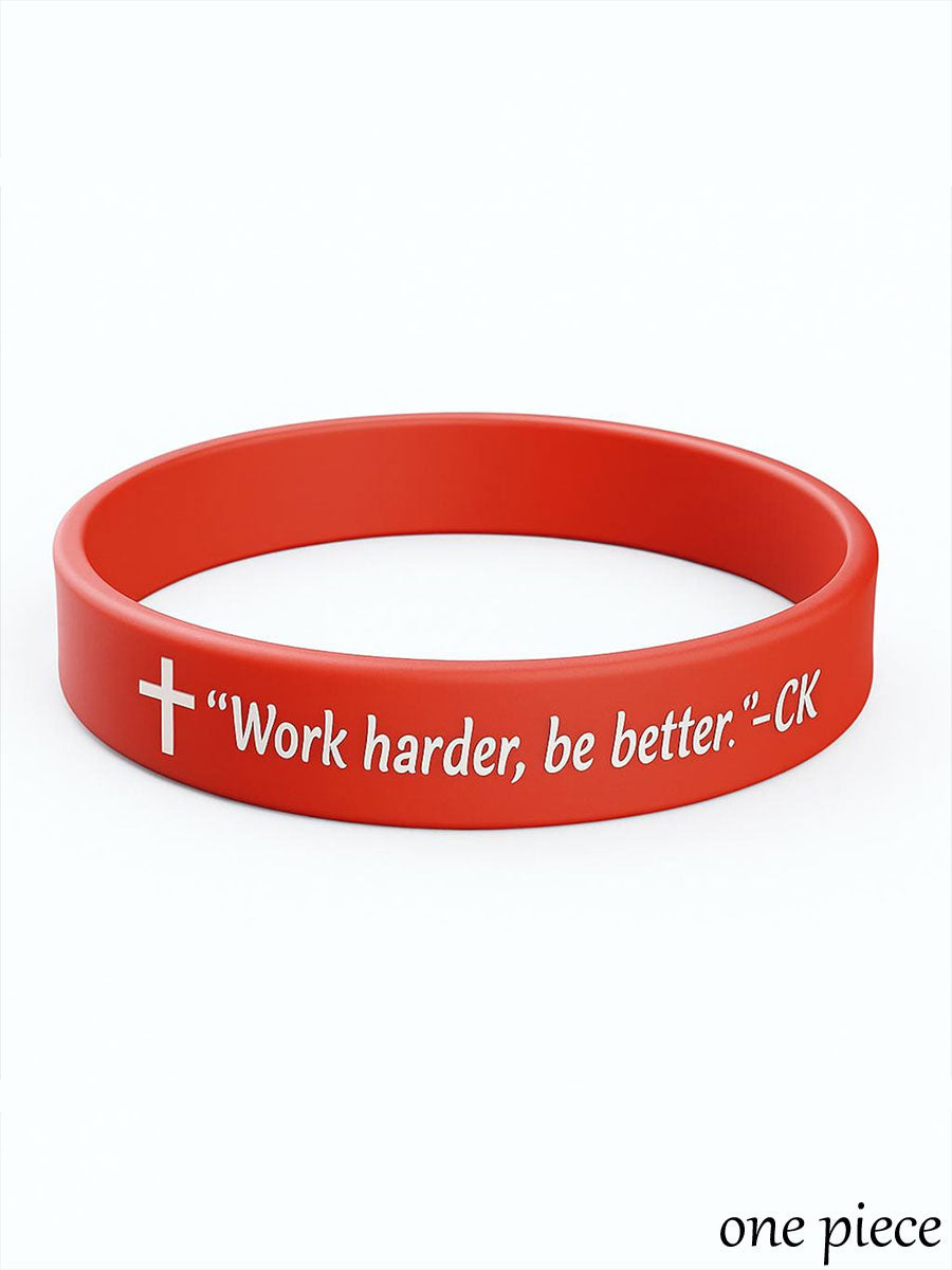 Work Harder Be Better Memorial  Bracelet