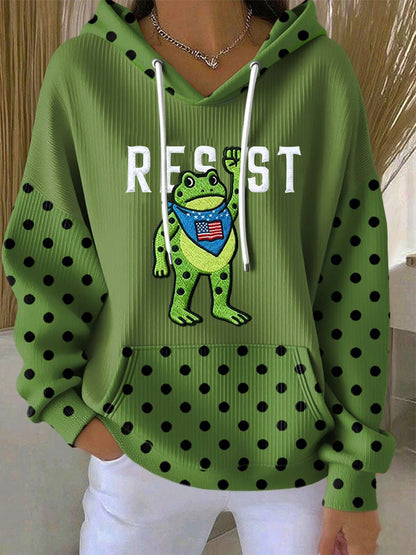 Women's  Portland Frog Resist Hoodie