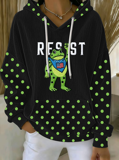 Women's  Portland Frog Resist Hoodie
