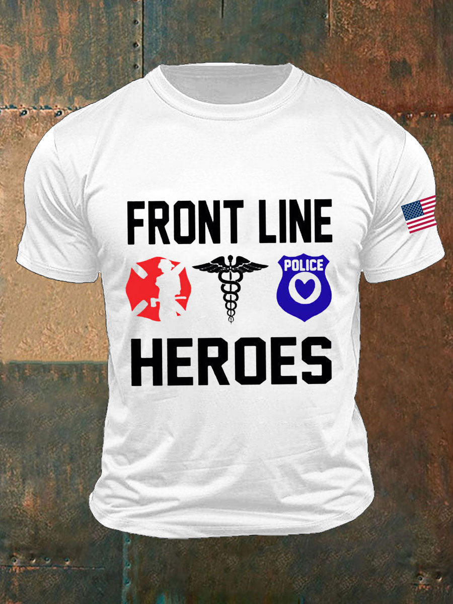 Men's Front Line Heroes T-shirts