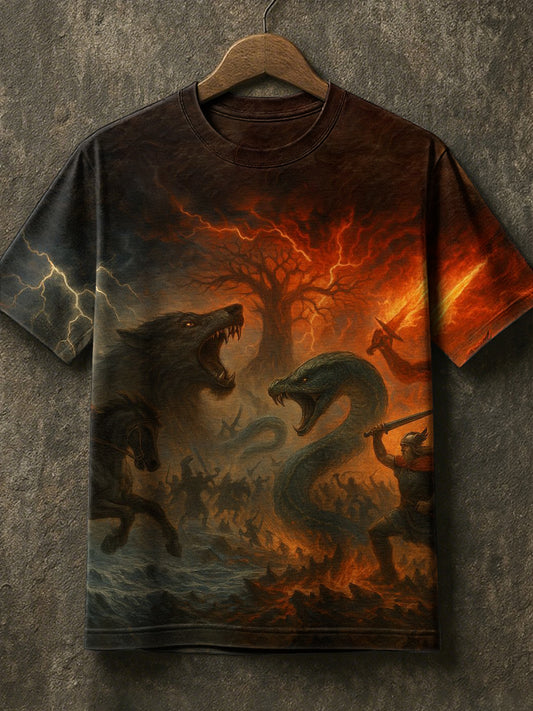 Men's Viking Mythology Ragnarök T-shirt