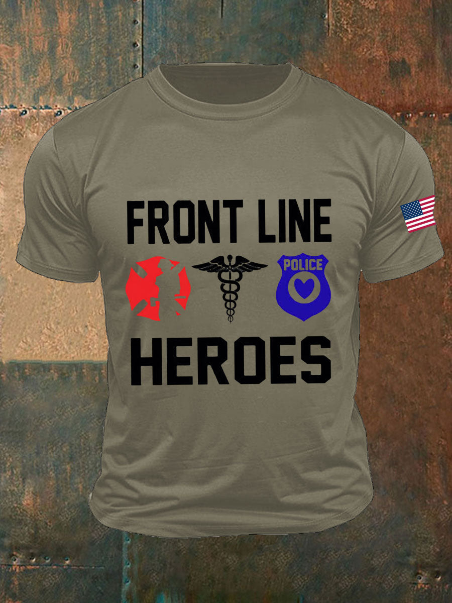 Men's Front Line Heroes T-shirts