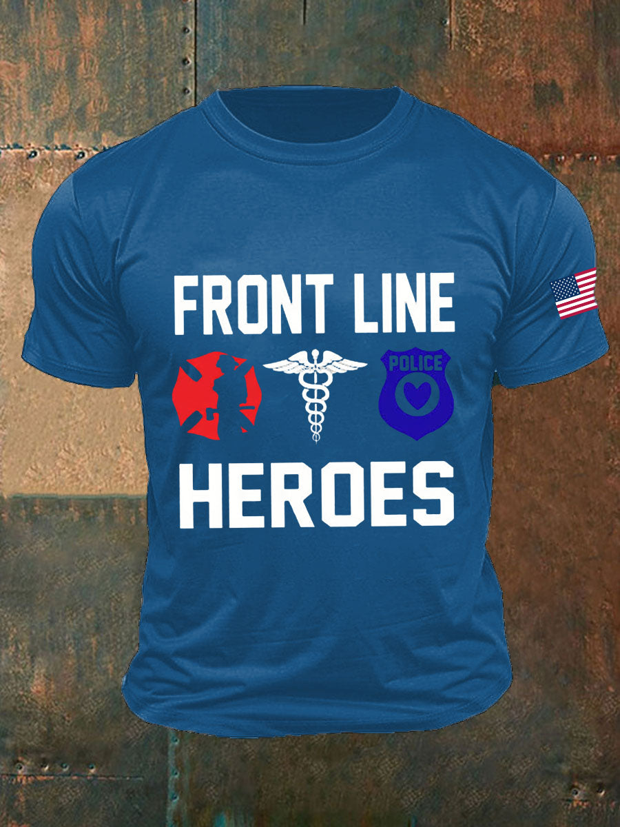 Men's Front Line Heroes T-shirts