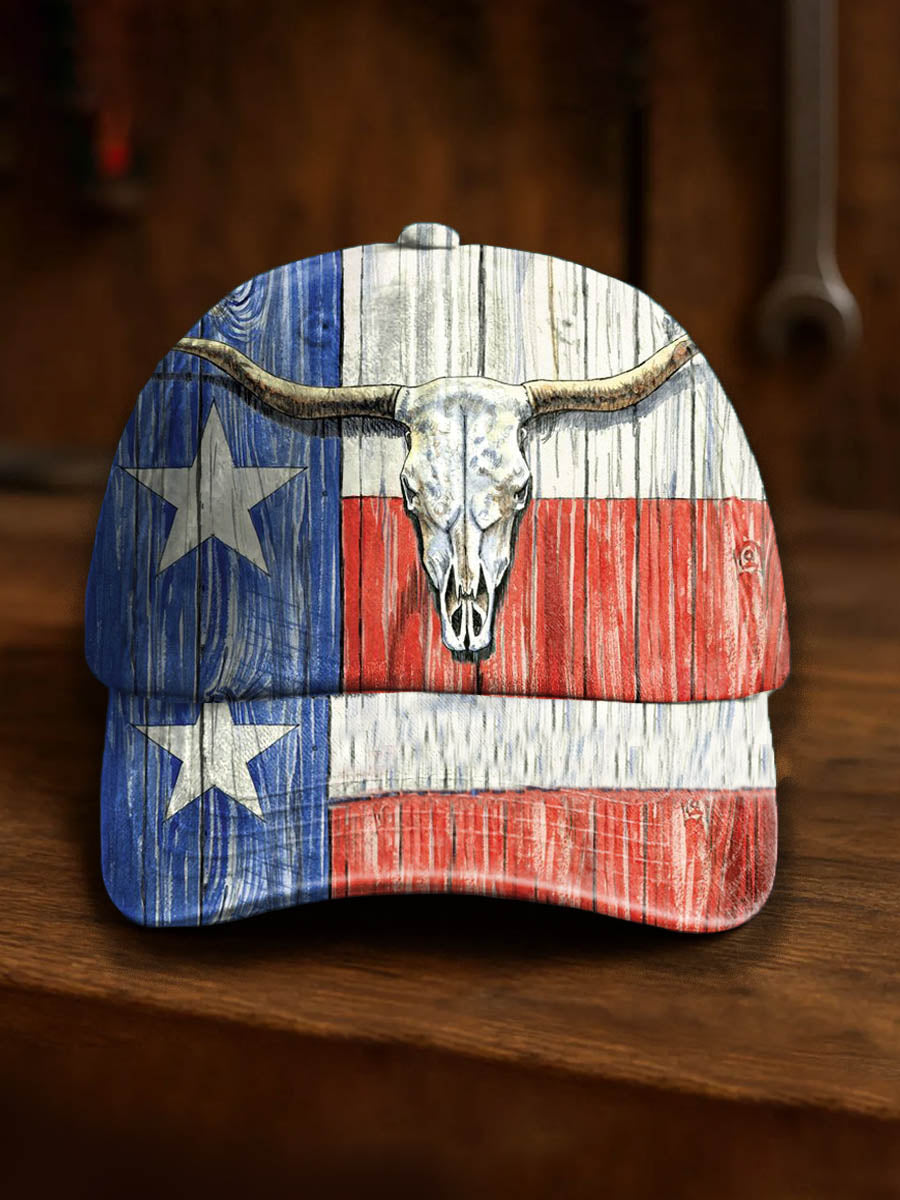 Unisex Texas West Design Print Hat