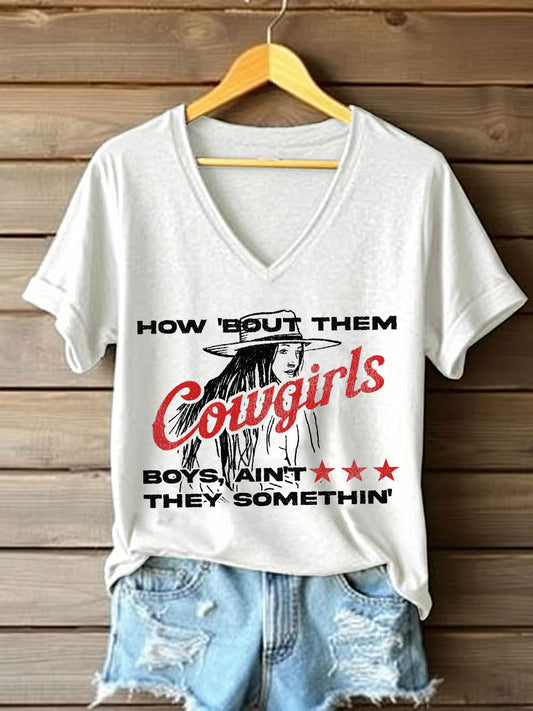 Women's How 'Bout Them Cowgirls Short Sleeve T-Shirt