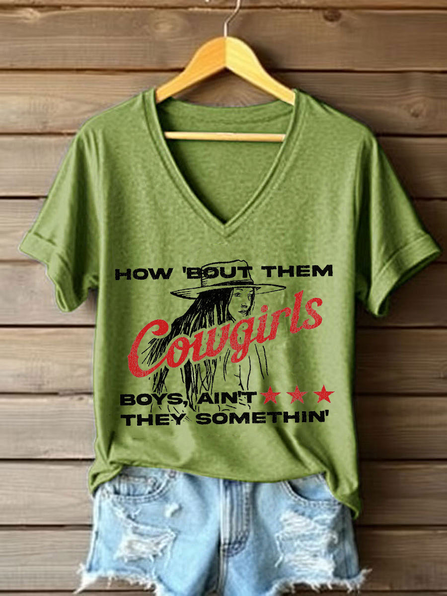 Women's How 'Bout Them Cowgirls Short Sleeve T-Shirt