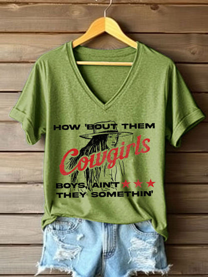 Women's How 'Bout Them Cowgirls Short Sleeve T-Shirt