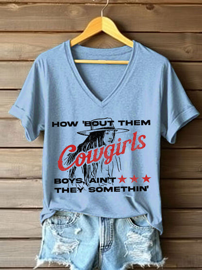Women's How 'Bout Them Cowgirls Short Sleeve T-Shirt