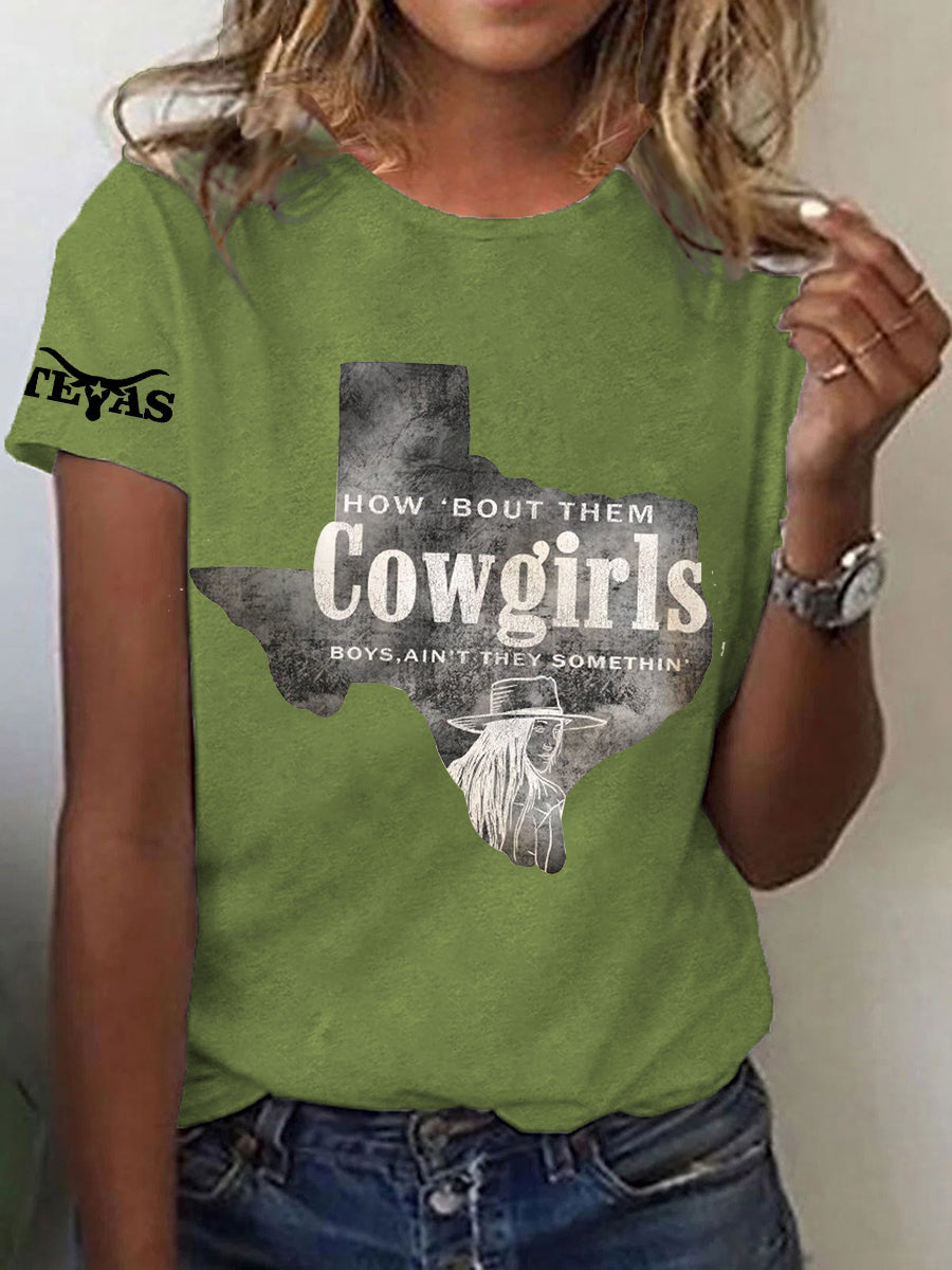 Women's How 'Bout Them Cowgirls Short Sleeve T-Shirt