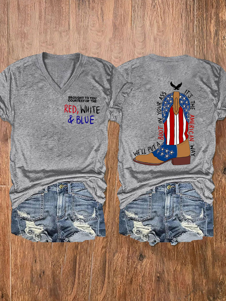 Women's We'll Put A Boot In Your Ass Short Sleeve T-Shirt