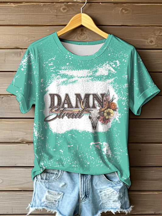 Women's Damn Strait Country Music Fan T-shirt