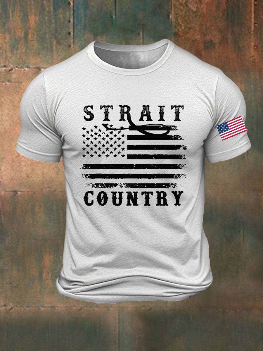 Men's Strait Country Printed T-shirt