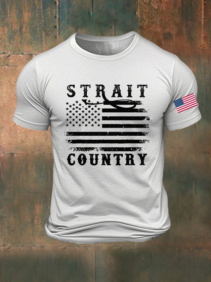 Men's Strait Country Printed T-shirt