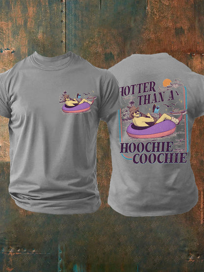Men's Vintage Hotter Than A Hoochie Coochie Casual Tee