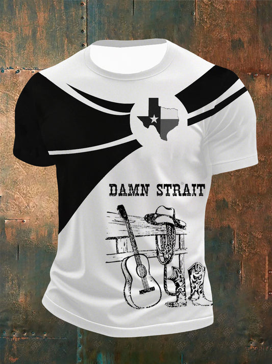 Men's Damn Strait Country Music Fan T-shirt
