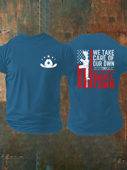 Men's Try That In A Small Town Printed T-shirt