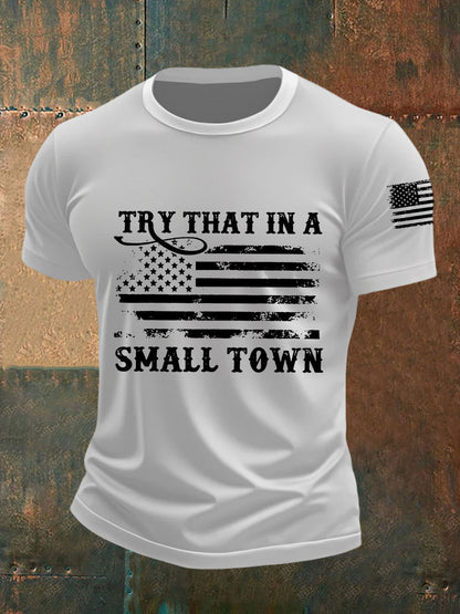 Men's Try That In A Small Town Short-sleeved T-shirt