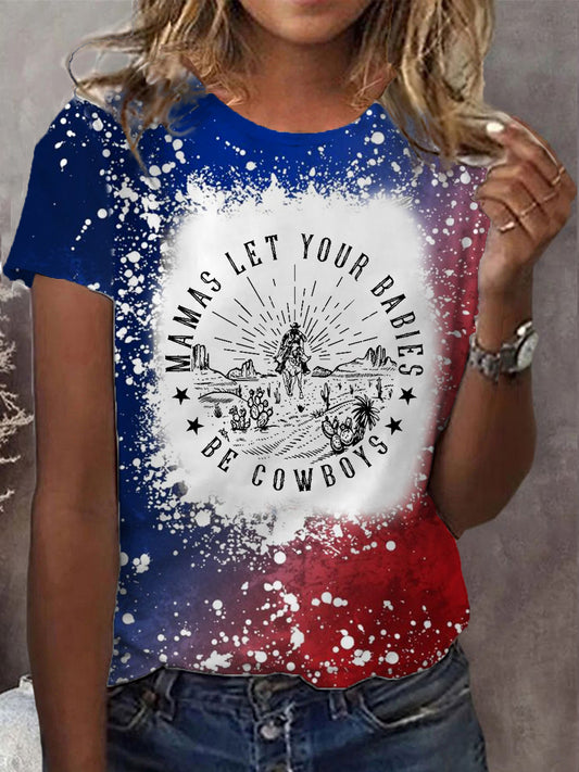 Women's Mamas Let Your Boys Be Country Short-sleeved T-shirt