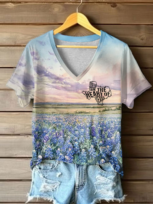 Women's Deep In The Heart Of Texas Short Sleeve T-shirt