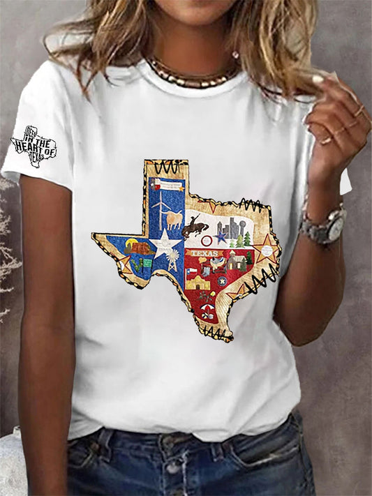 Women's Deep In The Heart Of Texas Short Sleeve T-shirt