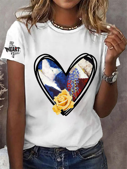 Women's Deep In The Heart Of Texas Short Sleeve T-shirt