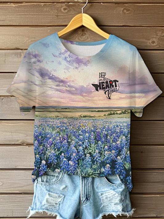 Women's Deep In The Heart Of Texas Short Sleeve T-shirt