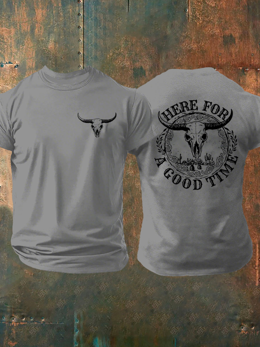 Men's Here For a Good Time Country Music T-shirt