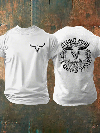 Men's Here For a Good Time Country Music T-shirt