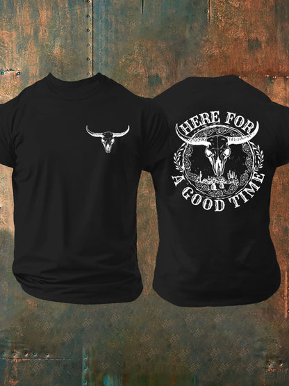 Men's Here For a Good Time Country Music T-shirt