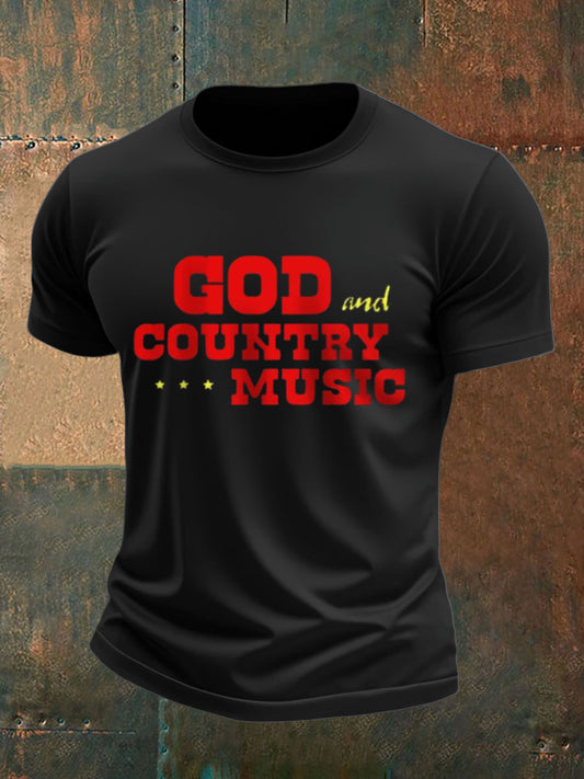 Men's God and Country Music T-shirt