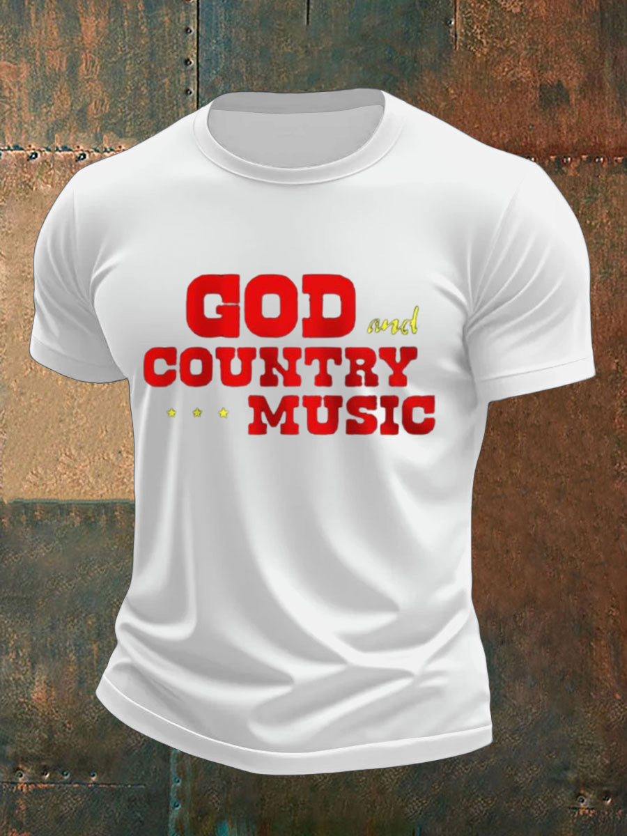 Men's God and Country Music T-shirt