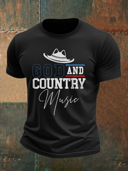 Men's God and Country Music T-shirt