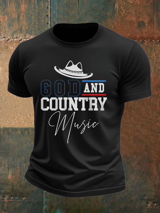 Men's God and Country Music T-shirt