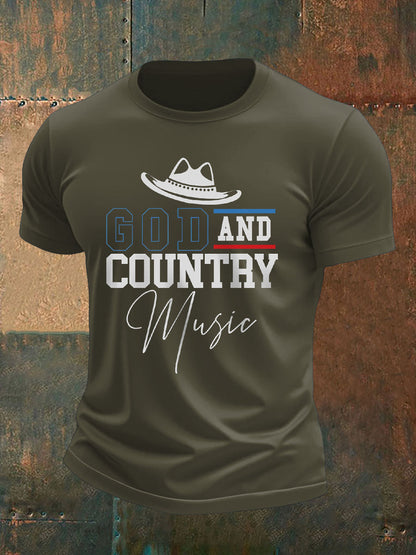 Men's God and Country Music T-shirt