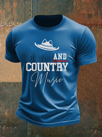 Men's God and Country Music T-shirt