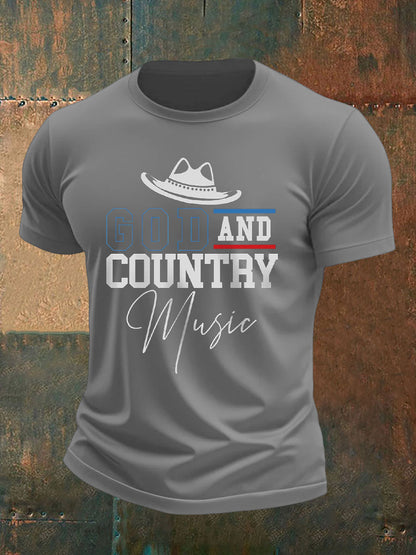 Men's God and Country Music T-shirt