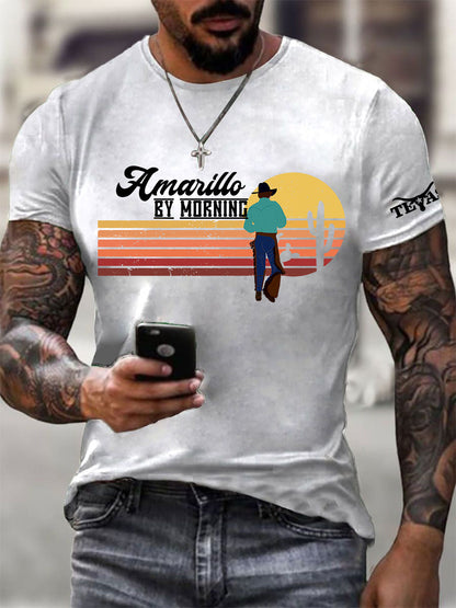 Men's Amarillo By Morning Short-sleeved T-shirt