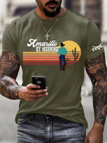 Men's Amarillo By Morning Short-sleeved T-shirt