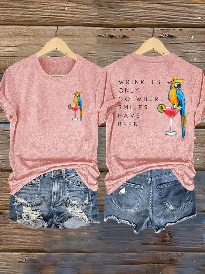 Women's Jimmy Buffett Day Iron On Short Sleeve T-Shirt