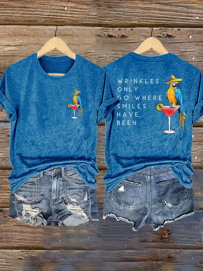 Women's Jimmy Buffett Day Iron On Short Sleeve T-Shirt