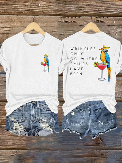Women's Jimmy Buffett Day Iron On Short Sleeve T-Shirt